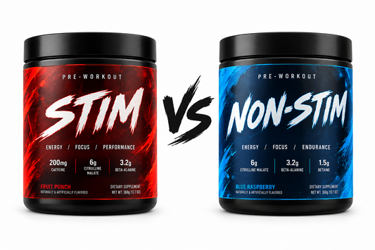 Stim vs. Non-Stim Pre-Workout: What’s the Difference?