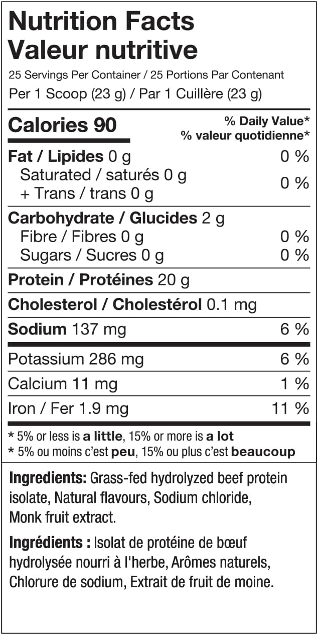 ALT Nutrition Beef Protein – Lemon Lime - 25 Servings