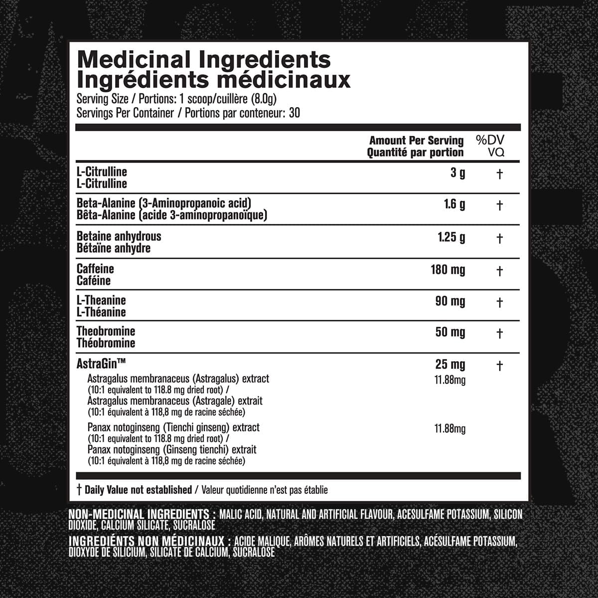 Jacked Factory NitroSurge Pre Workout - Arctic White - 30 Servings