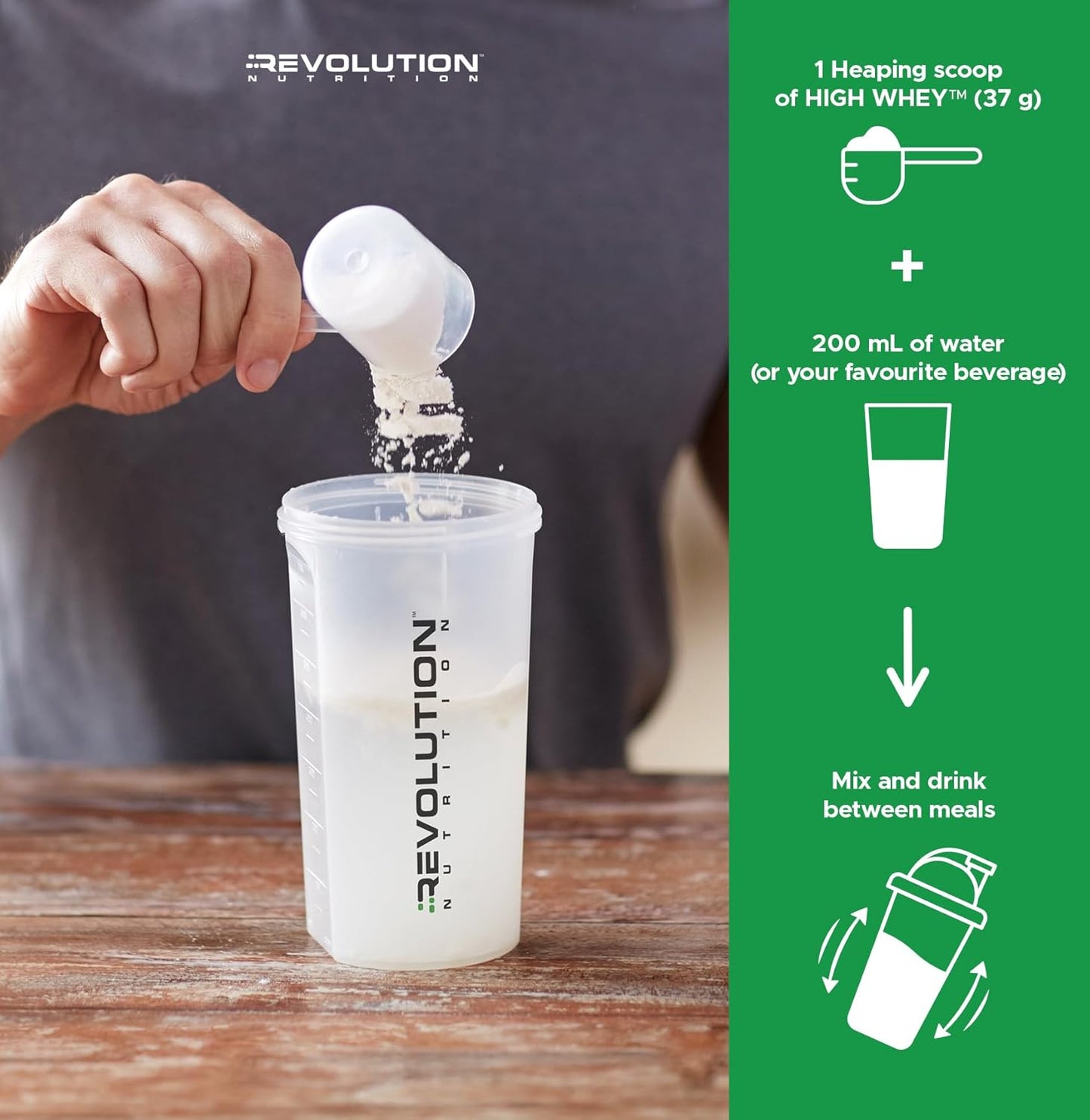 Revolution Nutrition Whey Protein – Birthday Cake - 73 Servings