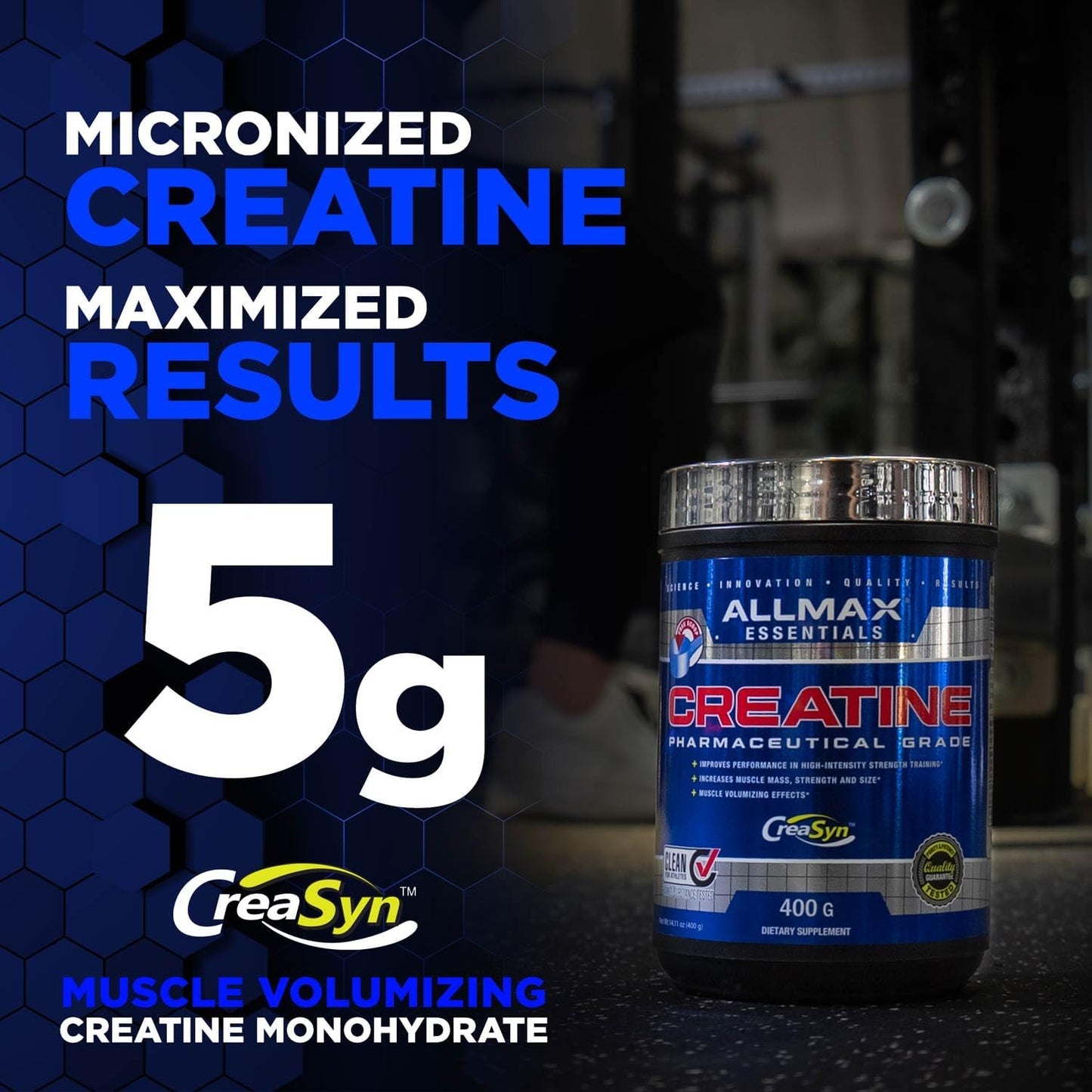ALLMAX Creatine Monohydrate - Unflavoured - 200 Servings