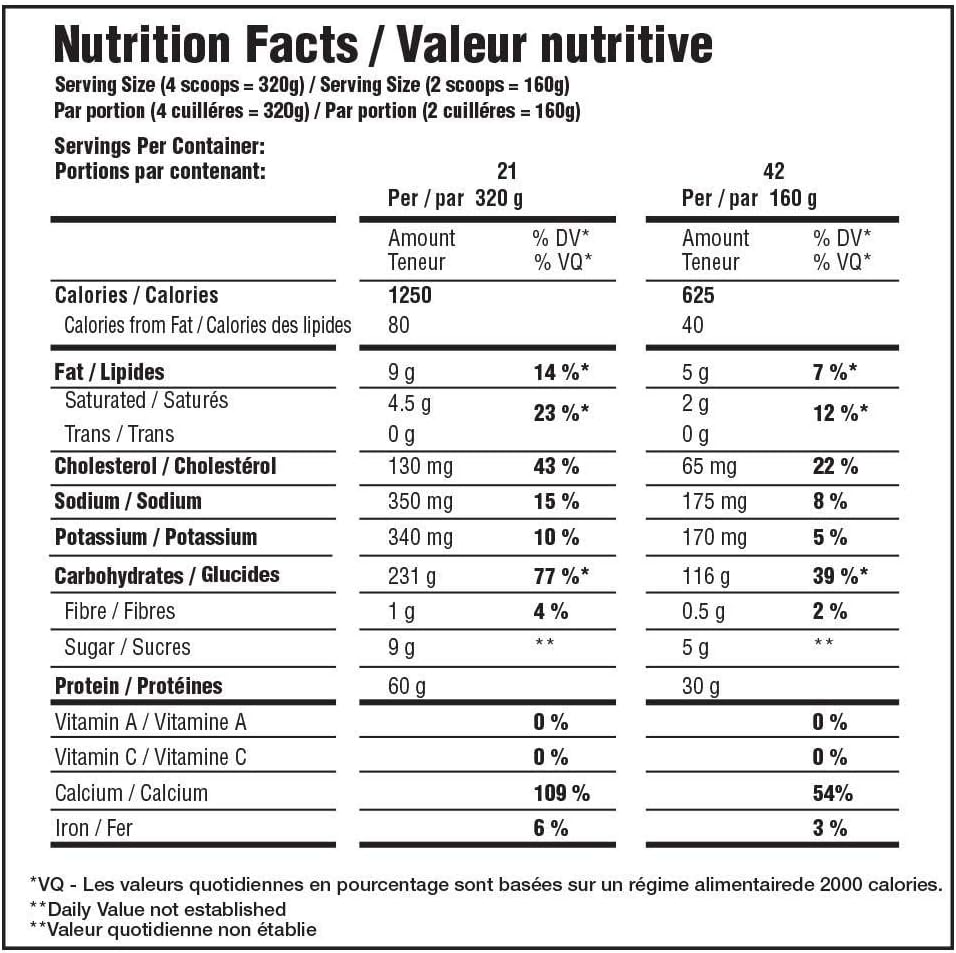 MAMMOTH Mass Gainer - Chocolate - 21 Servings
