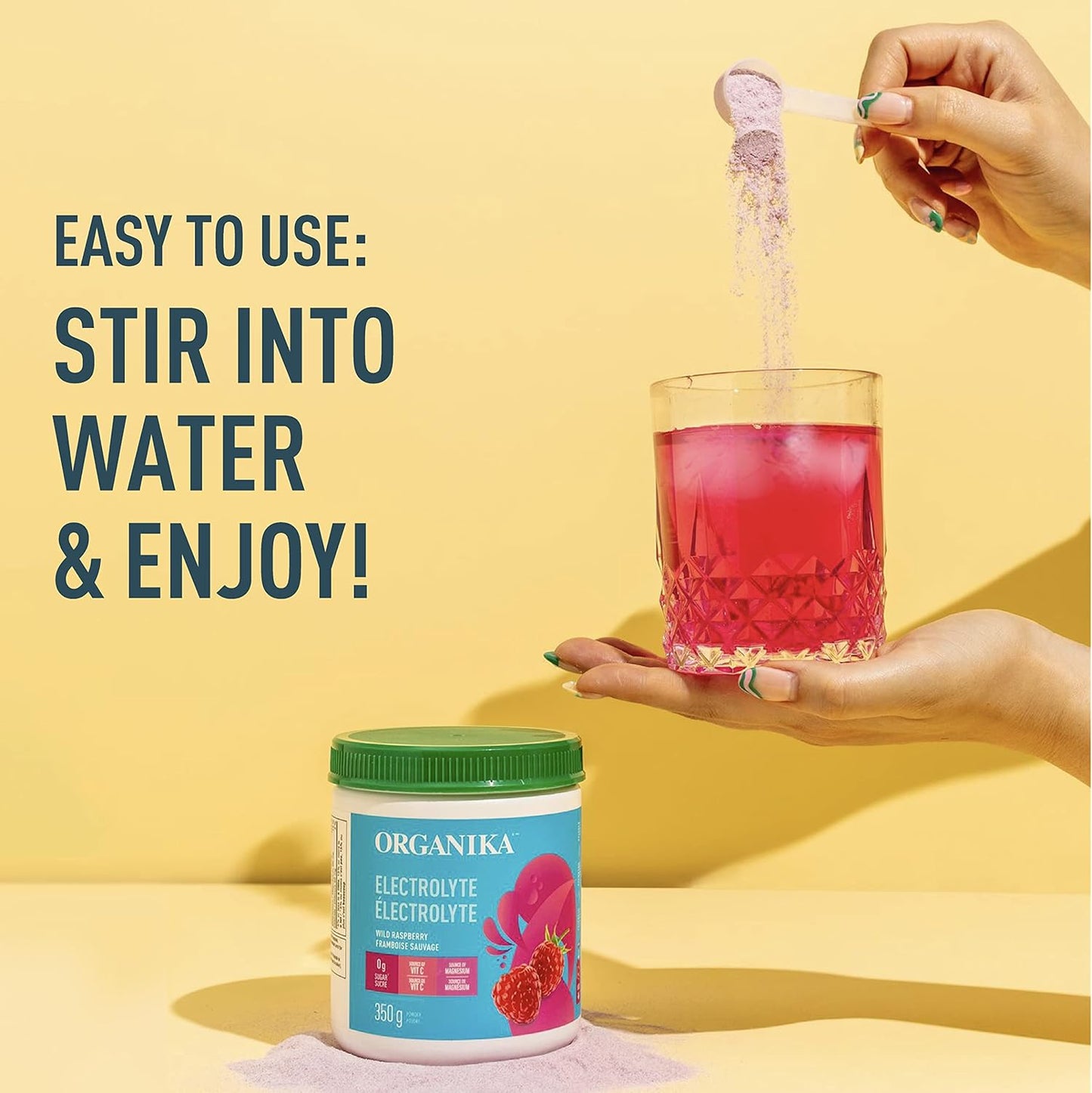 Organika Electrolytes - Raspberry - 100 Servings