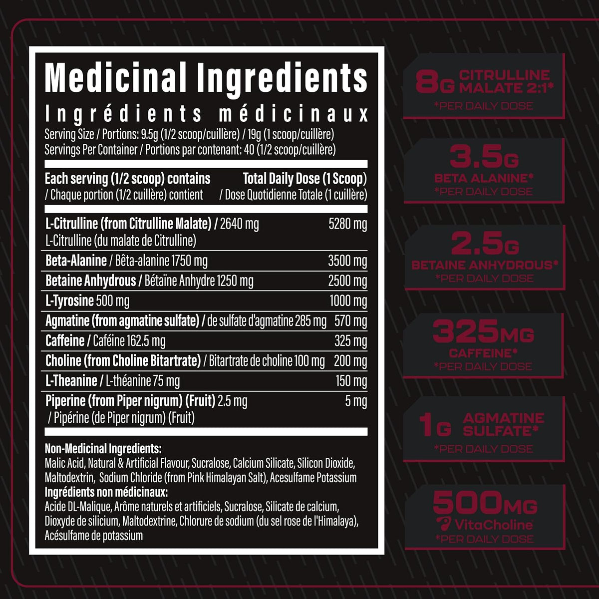 TC Nutrition Batch 27 Pre-Workout - Cherry Bomb - 40 Servings