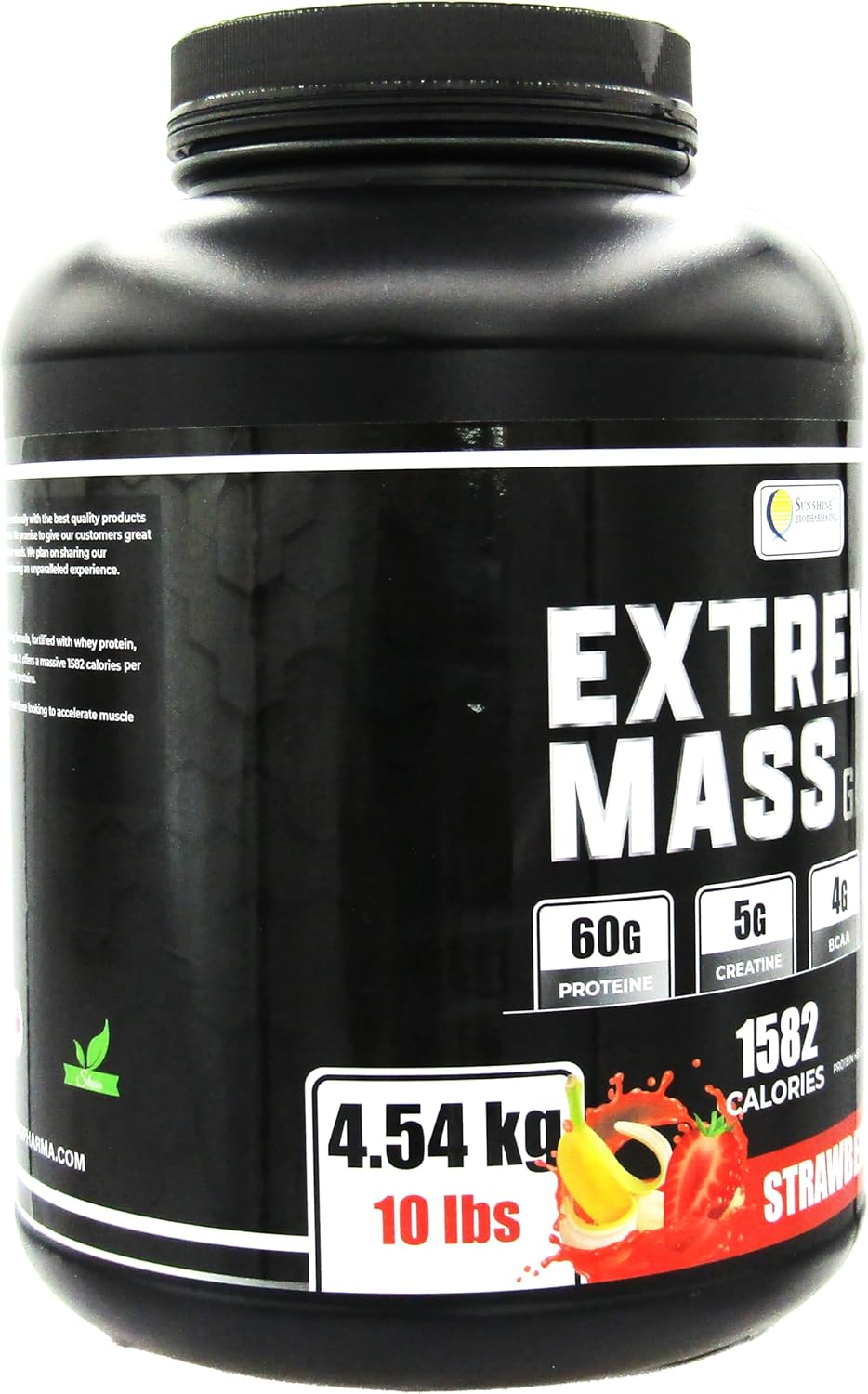 Extreme Mass Gainer - Strawberry-Banana - 12 Servings