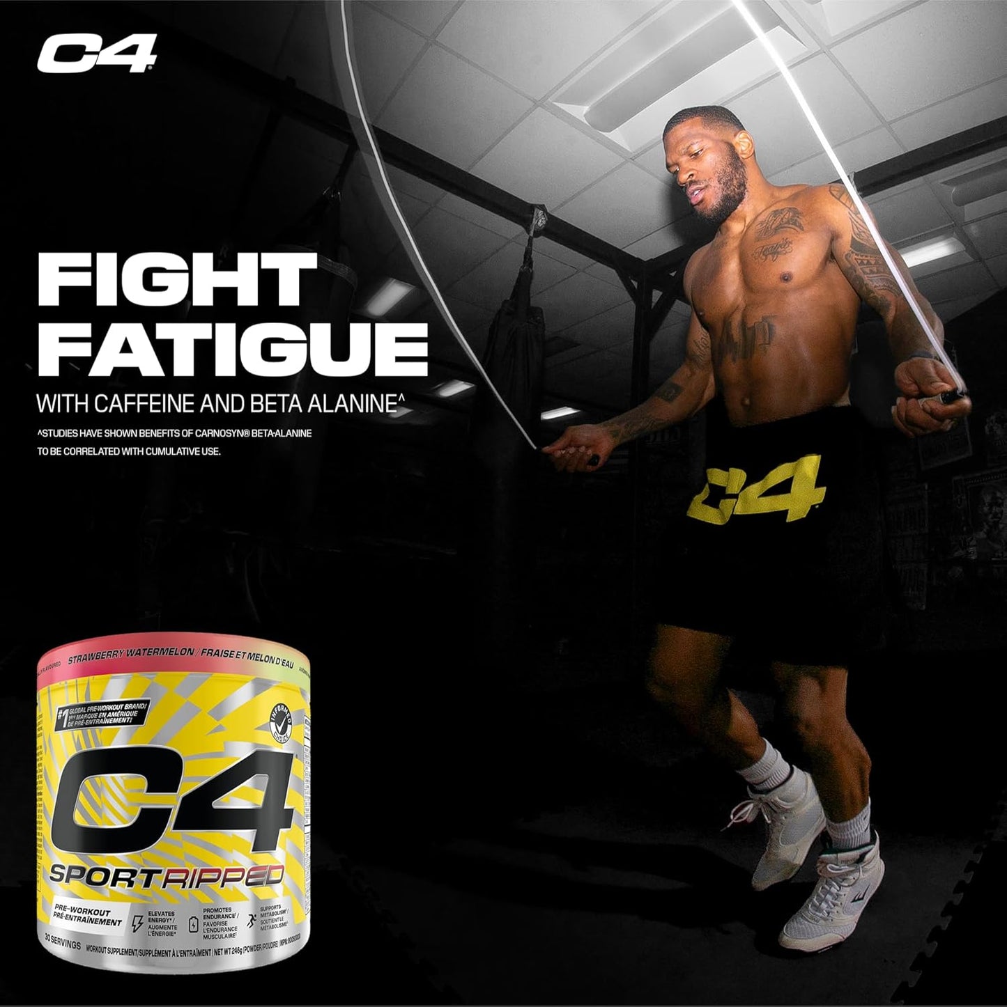 Cellucor C4 Sport Ripped Pre Workout - Strawberry Watermelon - 30 Servings