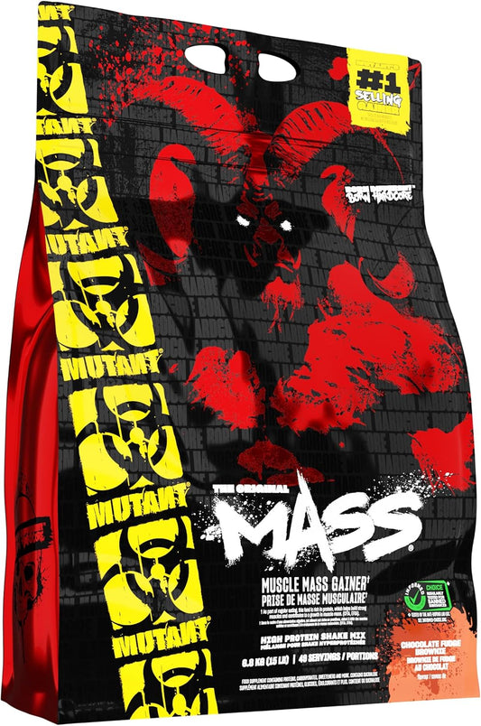 MUTANT Mass Gainer - Chocolate Fudge Brownie - 49 Servings