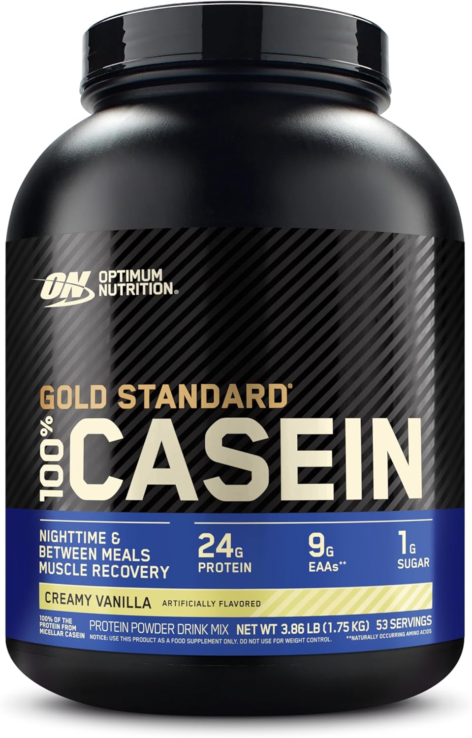 Optimum Nutrition Casein Protein - Vanilla - 53 Servings