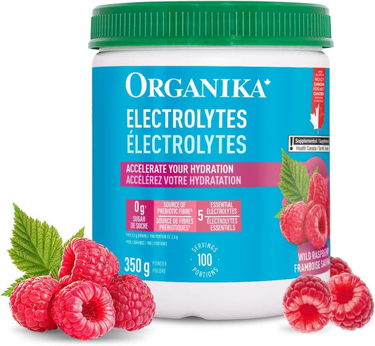 Organika Electrolytes - Raspberry - 100 Servings
