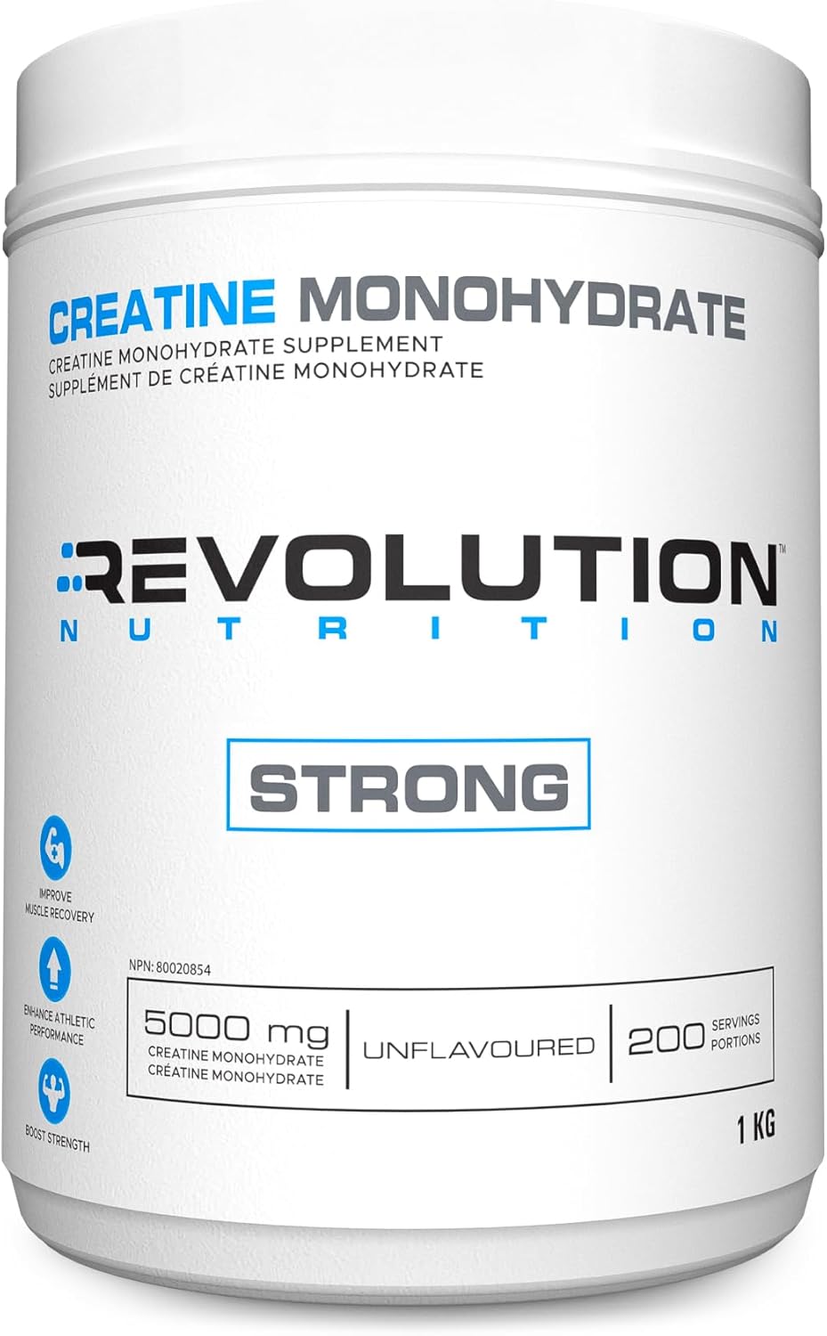 Revolution Nutrition Creatine Monohydrate - Unflavoured - 200 Servings