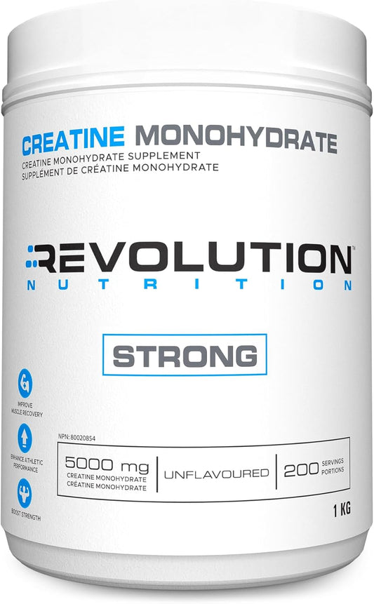 Revolution Nutrition Creatine Monohydrate - Unflavoured - 200 Servings