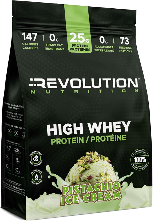 Revolution Nutrition Whey Protein – Pistachio Ice Cream - 73 Servings